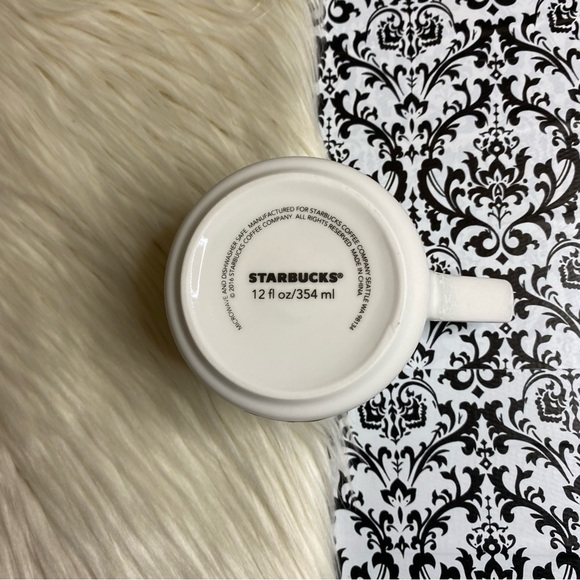 NWT : Starbucks : 12oz starbucks x tazo collection ceramic patterned mug - Picture 4 of 5